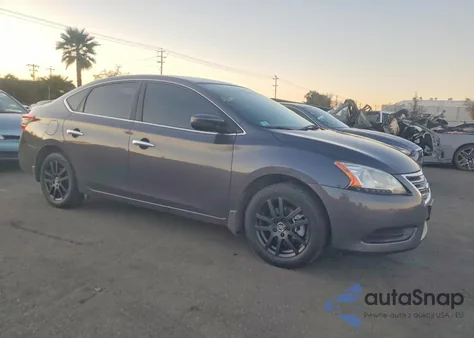 2015 Nissan Sentra S z USA, uszkodzony, nr VIN 3N1AB7AP5FL697151